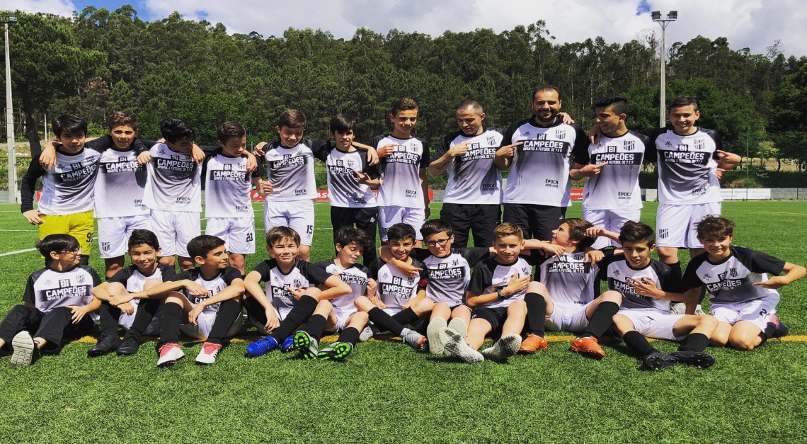 Infantis Fut.9 do GD Prado conquistaram o campeonato!