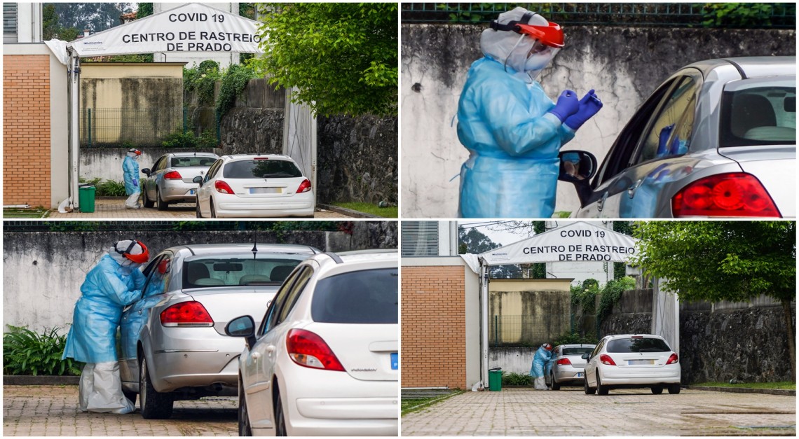 COVID-19. Centro de rastreio ‘drive thru’ da Vila de Prado já está em funcionamento